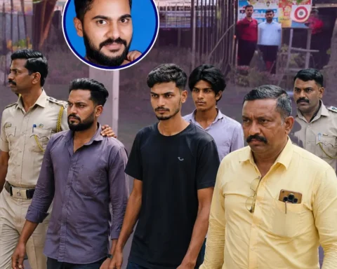 Muslim man identified as Imran Sheikh along with brother. Image Via X.